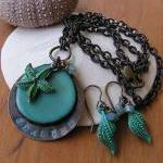 Sealife Necklace And Earring Set