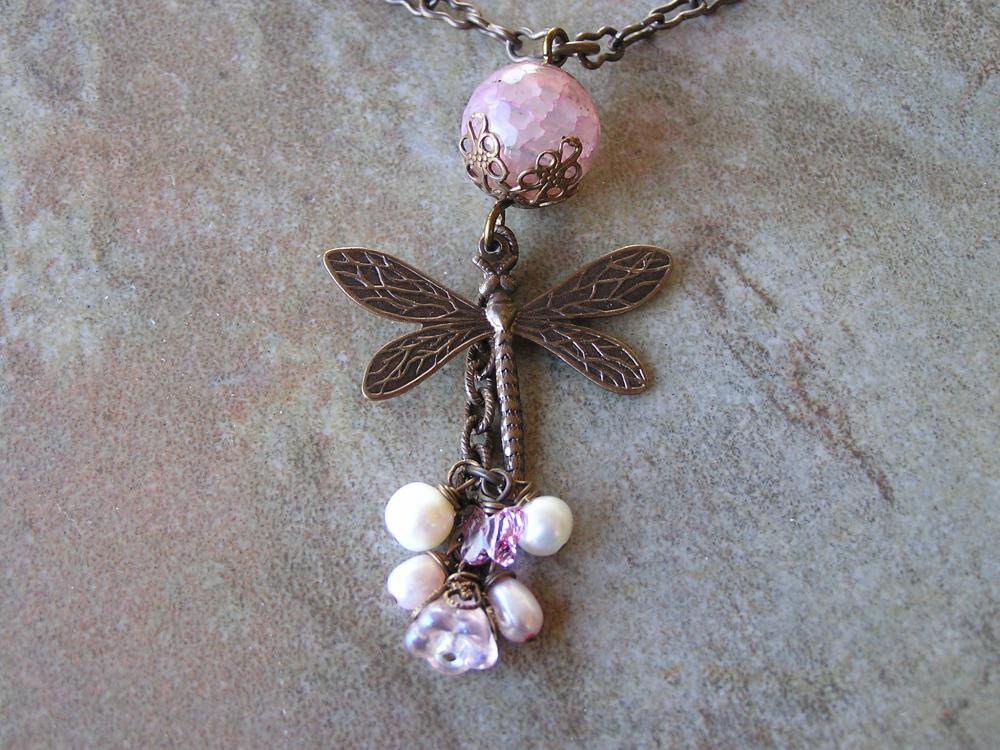 Mystic Dragonfly Necklace